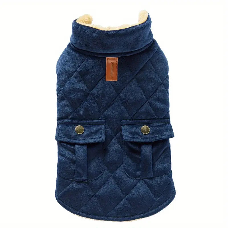 Quilted Blue Coat