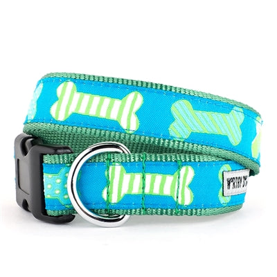 Blue and Green Bone Collar
