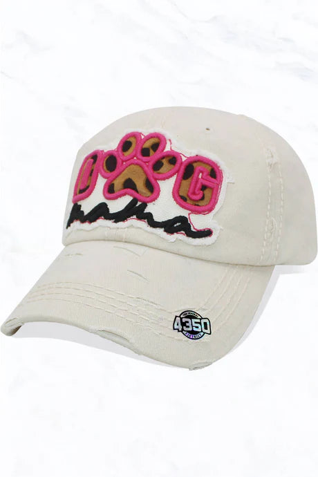 Embroidered Dog Mom Hat