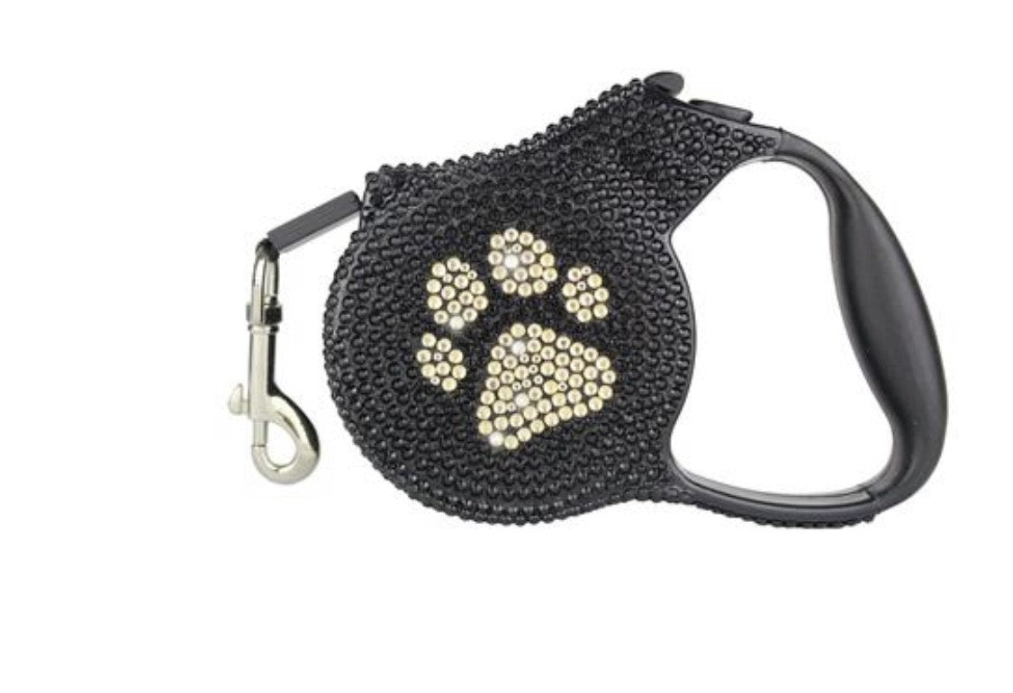 Rhinestone Retractable Leash