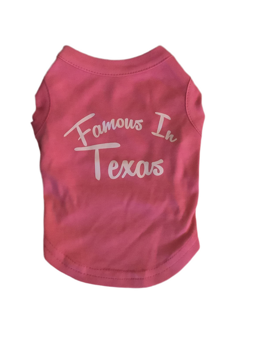 Famous In Texas T-Shirt