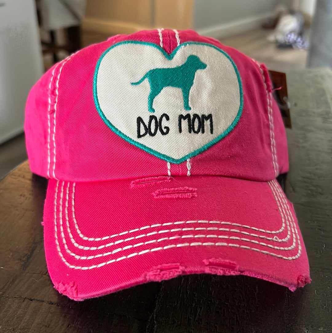 Embroidered Dog Mom Hat