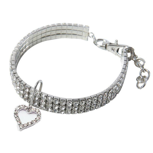 Pendant Stretch Collar Dog and Cat Jewelry