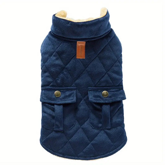 Quilted Blue Coat