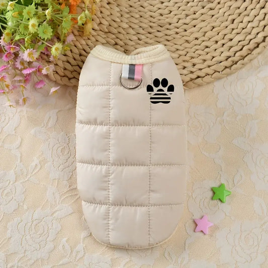 Paw Print Quilted Jacket