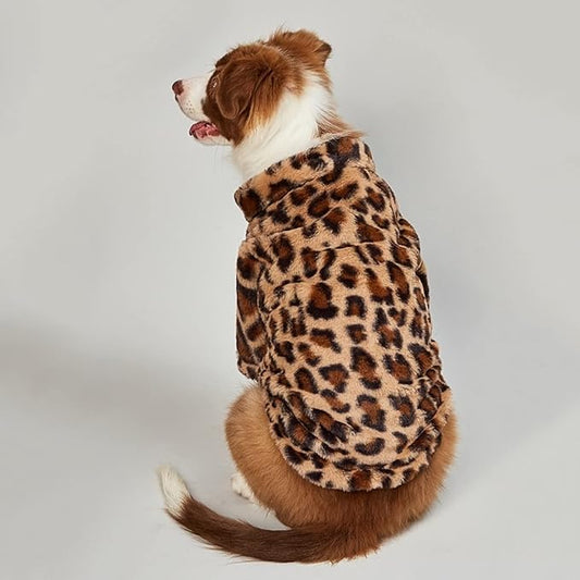 Leopard Zip Up Jacket