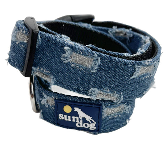 Denim Sparkle Collar